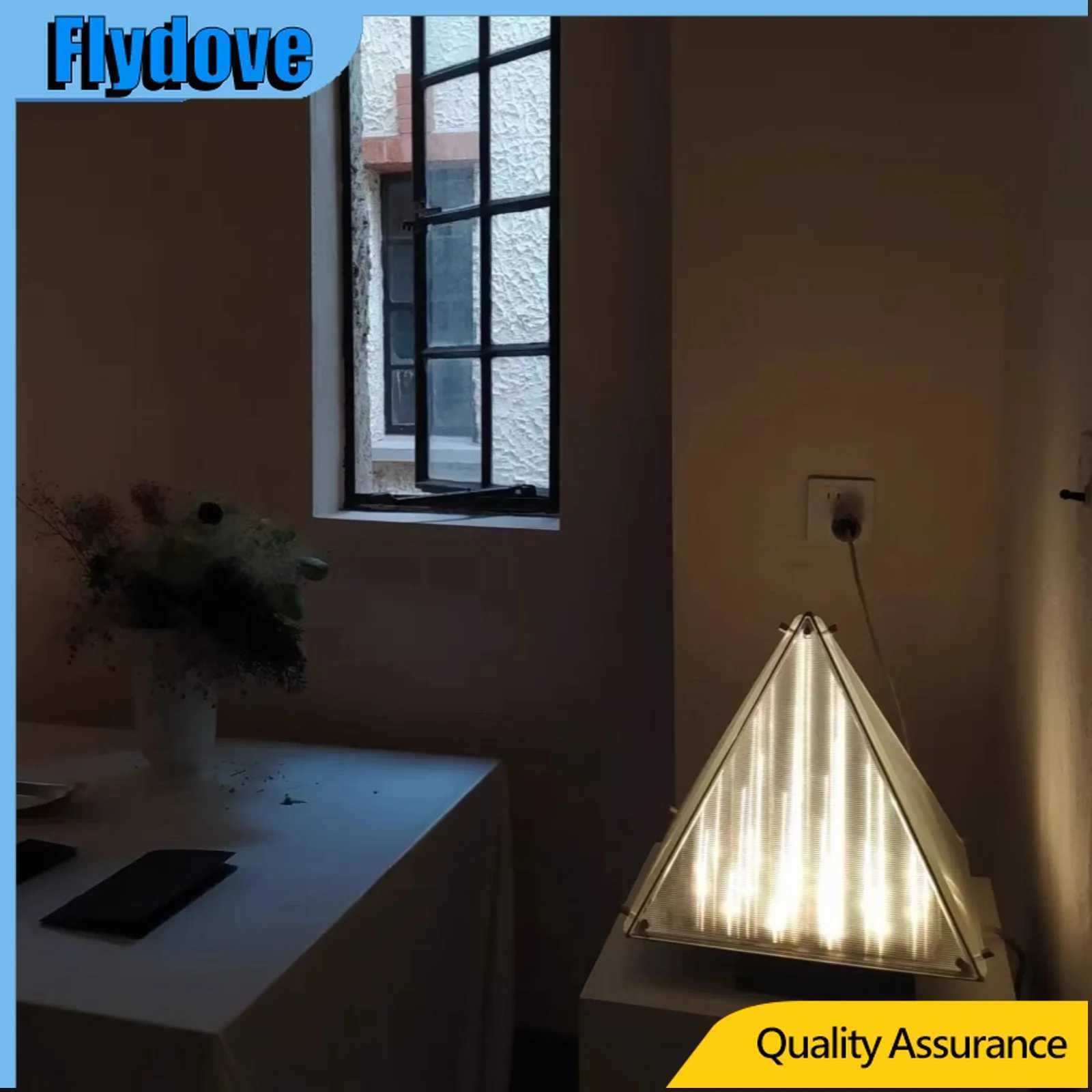 Flydove Nordic Minimalist Glass Desk Lamp Minimalist Designer Living Room Bedroom Decoration Creative Ambient Art Table Lamp C251115