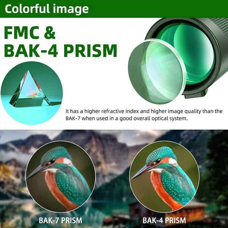 80x100 Portab Zoom Folding Tescope HD 5000M Long Distance Mini Powerful for Hunting Sports Outdoor Cam Travel Y250924