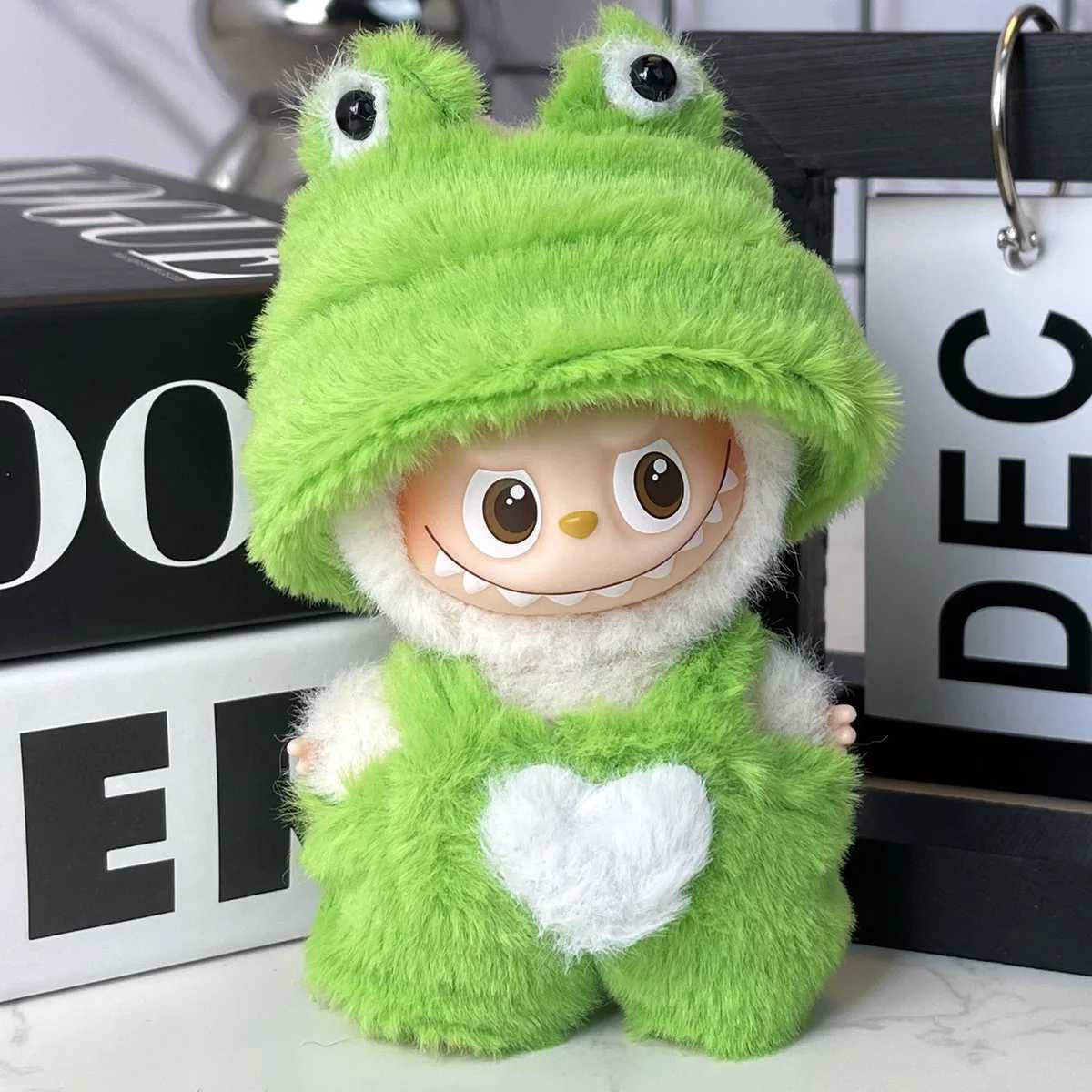 For 10cm mini Labubu 40 Pin For Love Series Clothes Animal plush clothing Labubu Cute Clothing Doll Accessories C250924