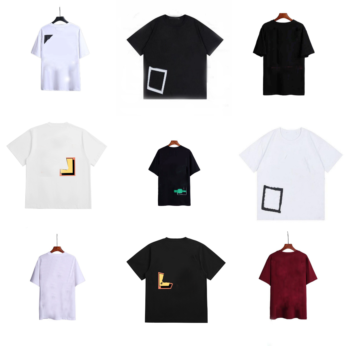 designer tshirt graphic tee mens womens t shirt high-quality version t-shirt womens designer clothing loose tees tops man casual street graffiti shirt US Size S-XL