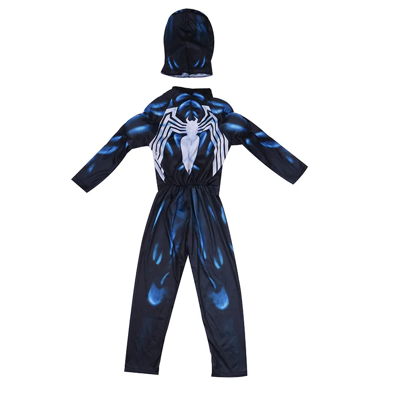 Hot sale Superhero Spider Man Captain America Iron Man Thor Hulk Batman Cosplay Costume Muscle Bodysuit Jumpsuit for Kids Halloween Party