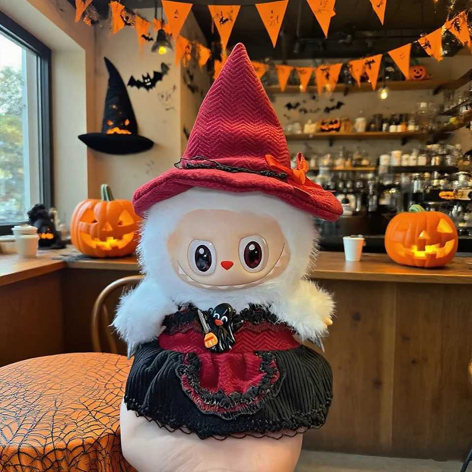 No DollPlush Dolls Clothes Halloween Party Themed Outfits for Labubu Halloween Clothes pumpkin Dress Set Clothes Gifts C250924
