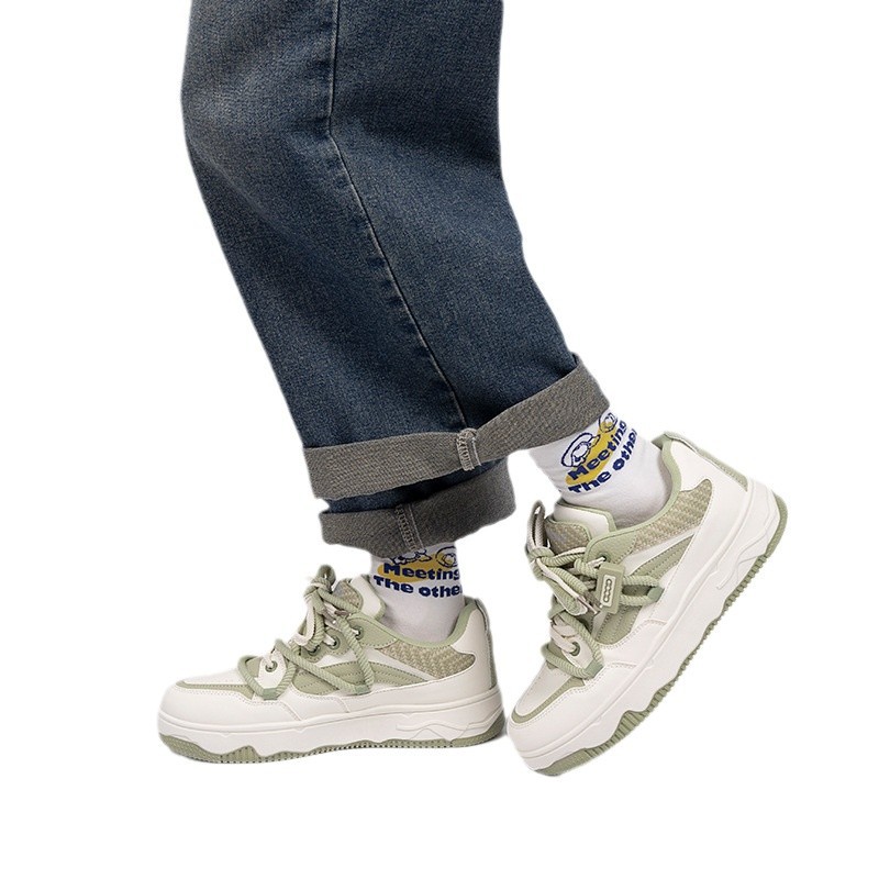 HUAN QIU Free shipping Designer Casual Shoes Thick soled height increasing board shoes fashionable sports shoes men high quality