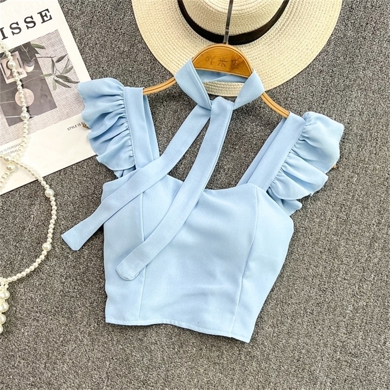 Camisoles Tanks Debardeur Femme Bra Tank Top Ropa Mujer Gorset Camisoles for Women Butterfly Crop Tops Cropped Harajuku Tanks Drop 230413