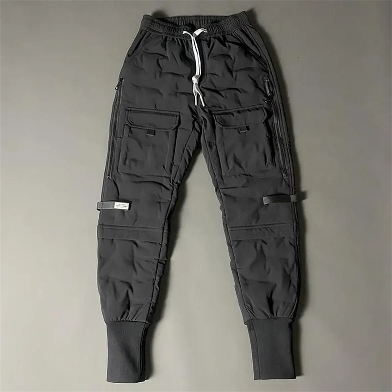 Mens underwear winter thick and loose upper high-quality fashion brushed cargo mens pants 241111