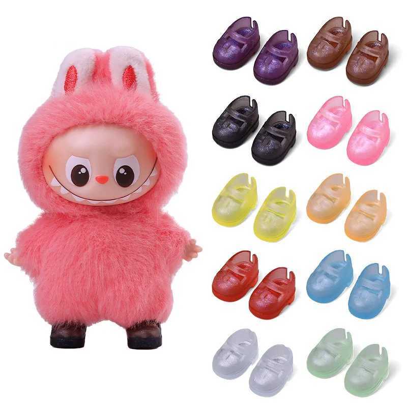 Mini Labubu Doll Shoes for 10cm Labubu 40 The Monsters Pin for Love Series Doll Clothes Outfit Accessories Ropa Labubu C250924