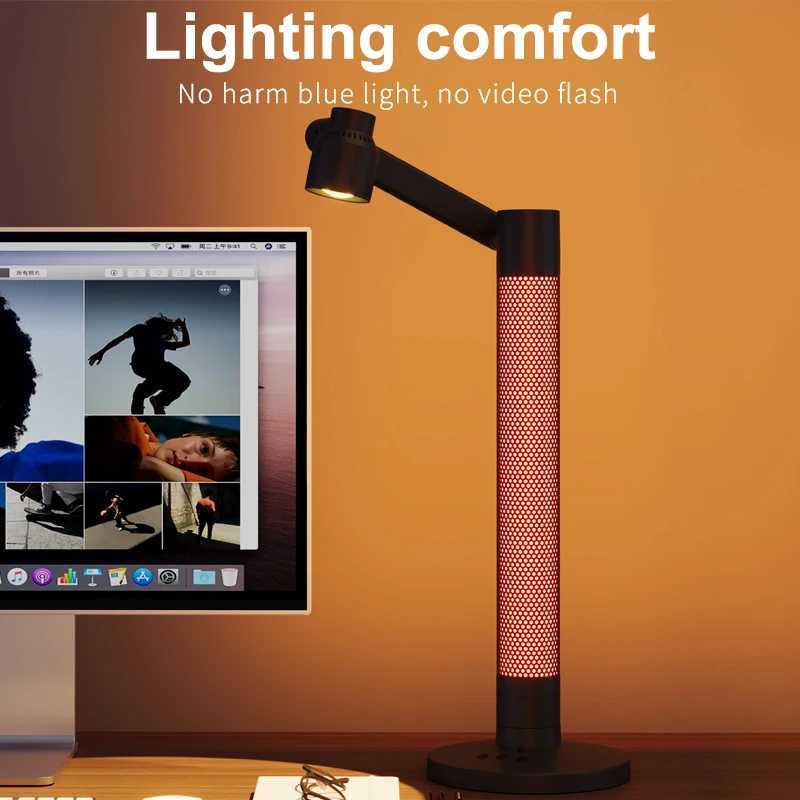EyeProtecting Tuya APP Smart Atmosphere Table Lamp Desktop Reading Lamp WiFi Bedside LED Night Light Rotatable Desk Lamps C251115