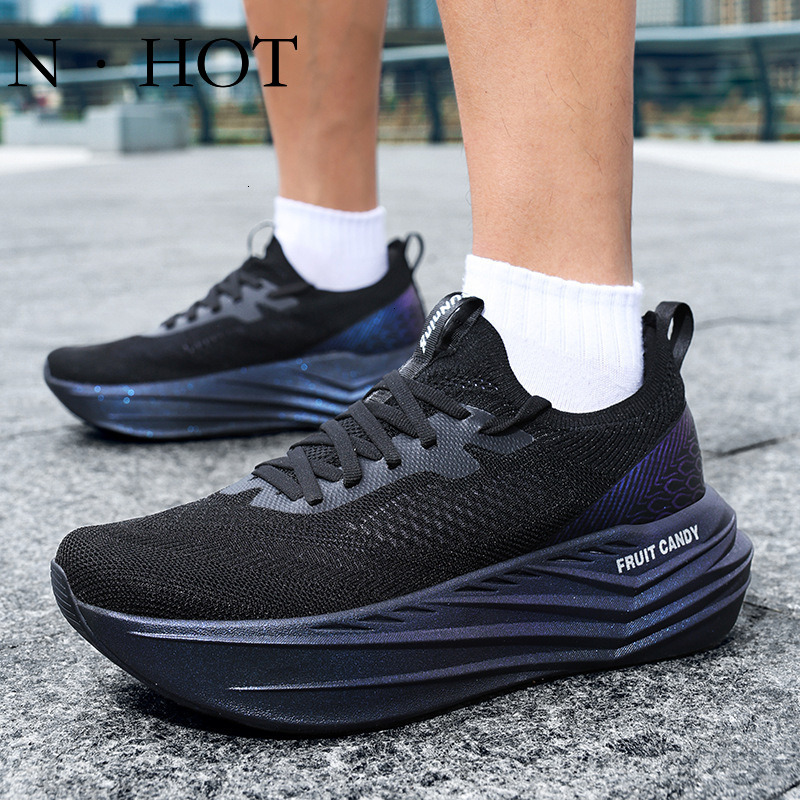 NHOT Designer Luxury Light Running Series High Quality Carbon Plate Sports Shoes For Men And Women Fashion Breathable Mesh Running Shoes Versatile Cas