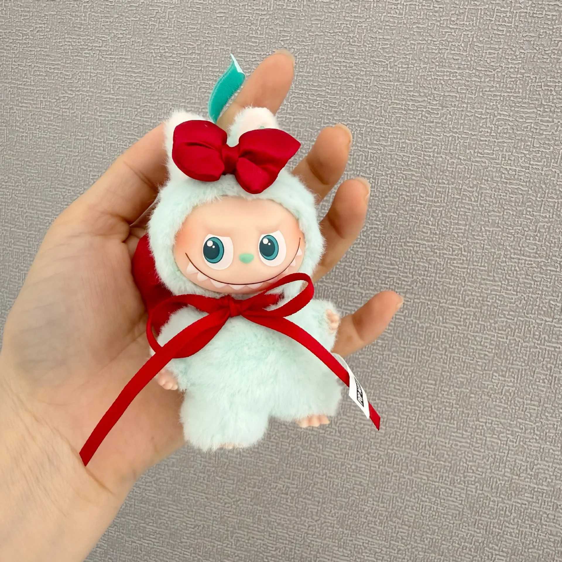 Mini Labubu Clothes Accessorie Bow Clothes For 10cm Labubu V4 The Monsters Pin for Love Series Doll Clothes Outfit Accessories C250924