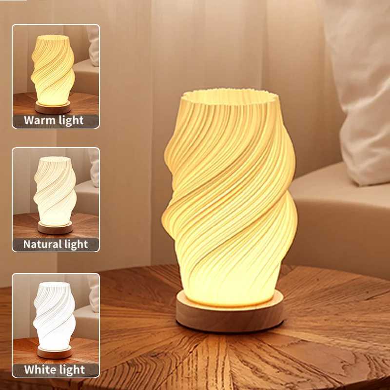 French Cream Style 3D Printed Lampshade Desk Lamp Bedroom Study Childrens room Internet Red Atmosphere Decoration Desk Lamp C251115