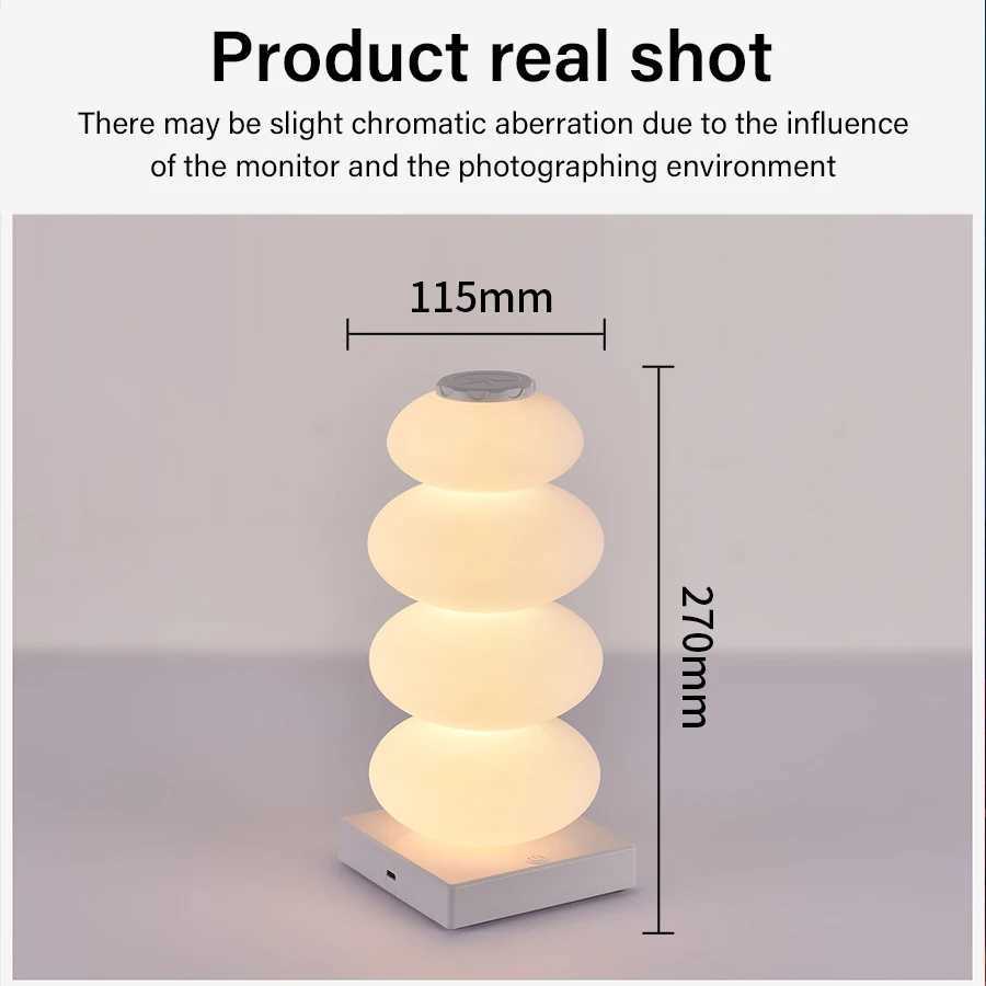 Rechargeable RGB Led Night Light Bedroom Table Lamp Party Lighting for Desk Living Room Bar Decor 16 Color Led Strip Lights C251115