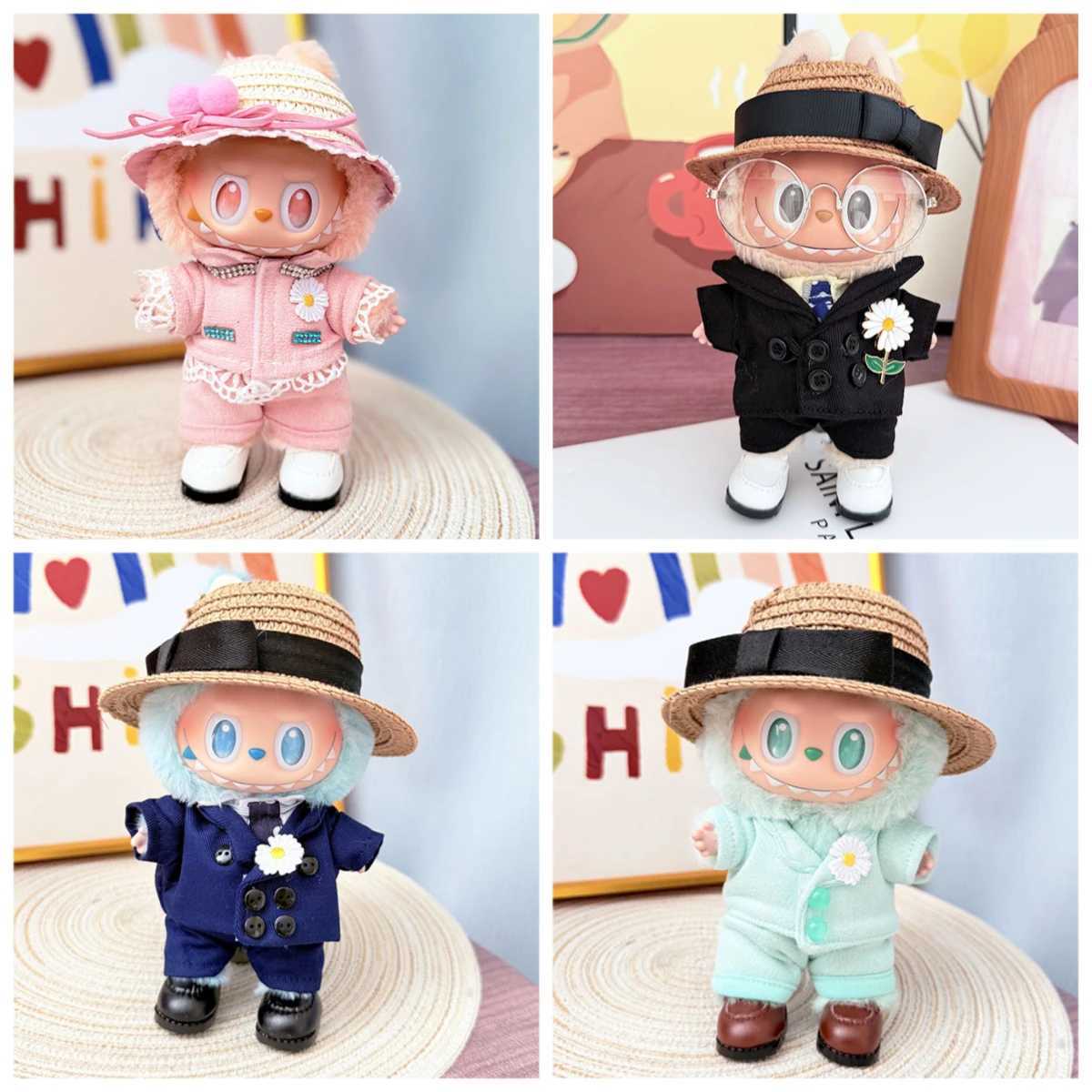For 1517cm Labubu Doll Kpop Idol Gd Concert Same Clothes Set Labubu 30 Diy Clothing Accessories GDragon Same style Trend suit C250924