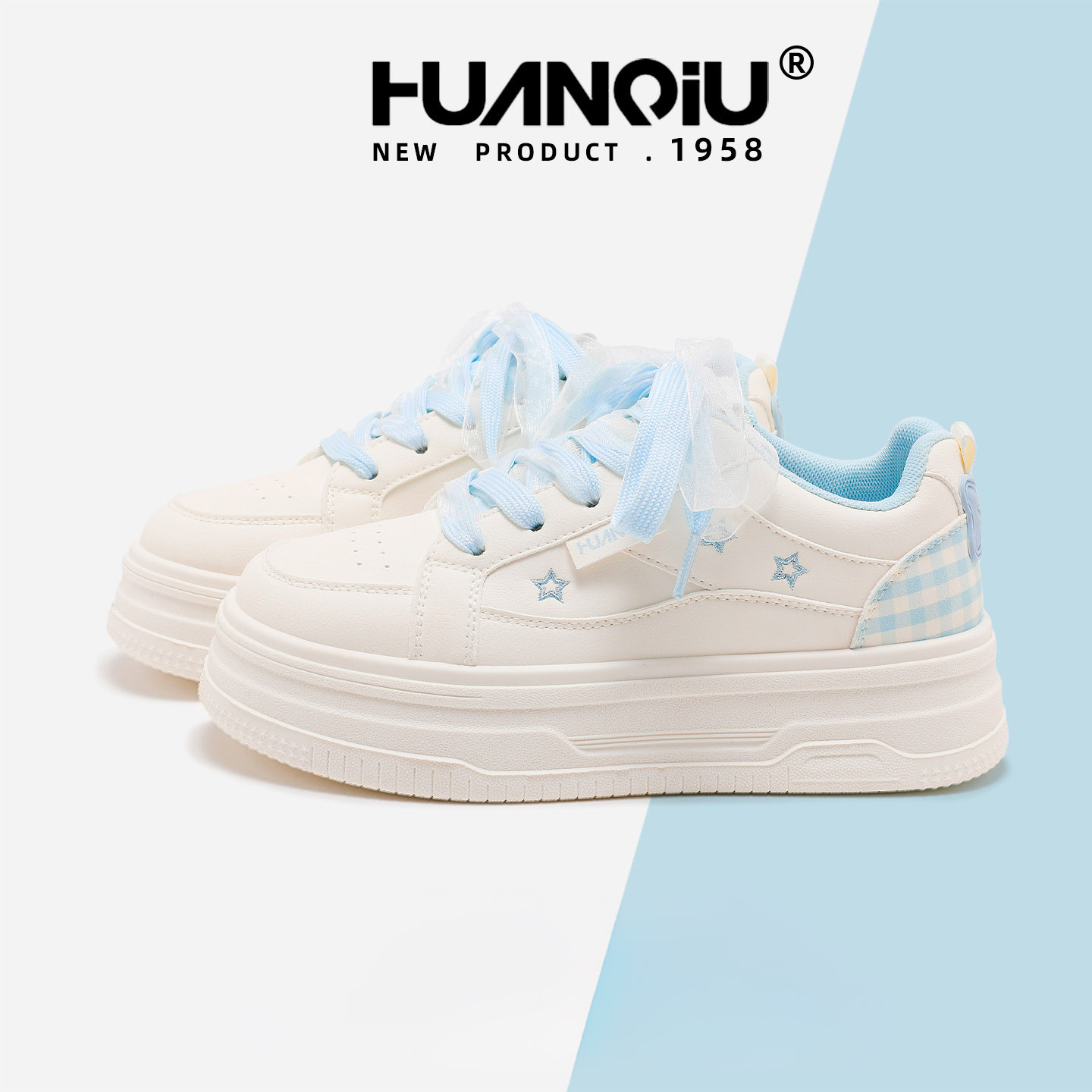 HUAN QIU Free shipping Designer Casual Shoes Women Flat Sole Fashion Casual Breathable Sneakers fashion luxurious