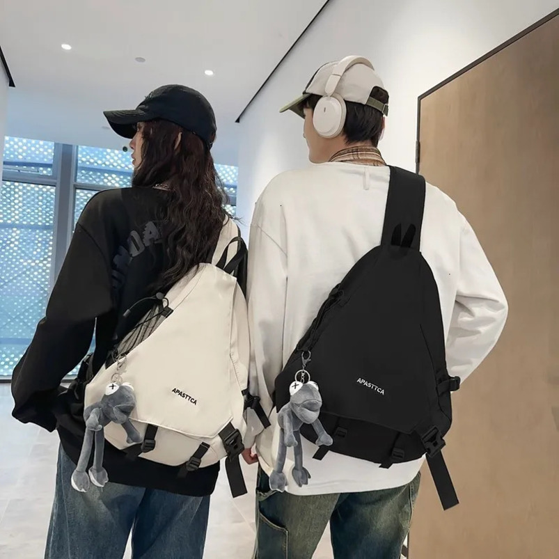 Luggage Mens Cross Bag Multi functional Casual Shoulder Backpack Large Capacity Couple Style Bolsa w240813