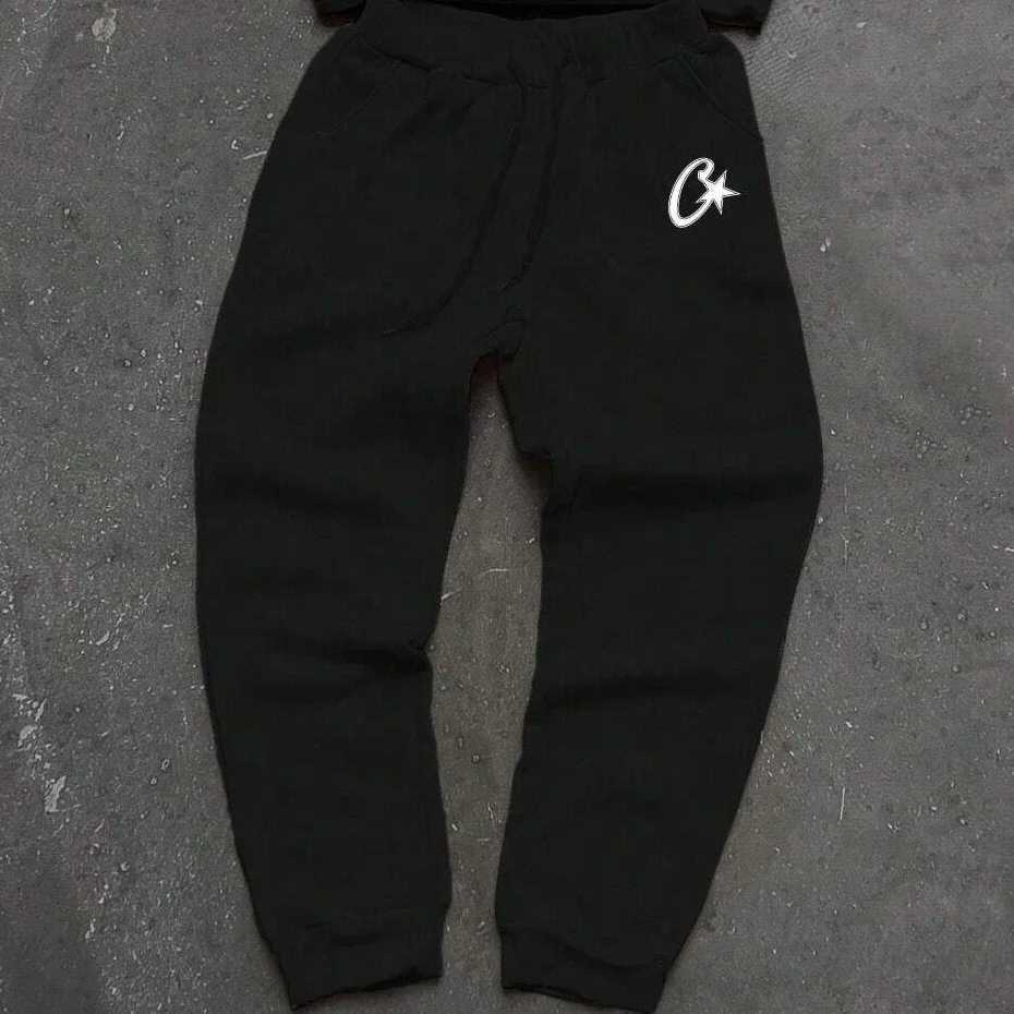 Y2K Unisex White Hoodie and Jogger Set Casual Sportswear Comfortable Sweatshirt and Pants Trendy Outfit for Men and WomenXJ250924