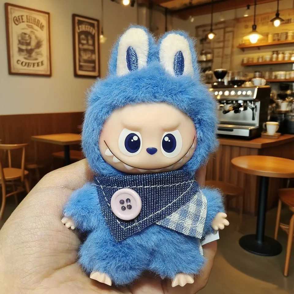 No DollPlush Dolls Clothes For labubu 40 for Love Series Bib Saliva Towel Dolls Clothes Accessories Gifts C250924