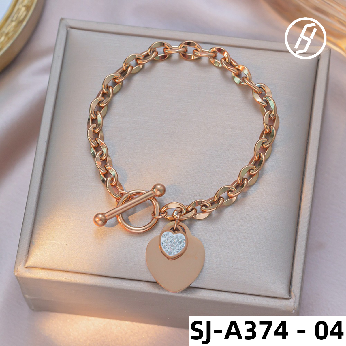 Luxury Love Set Zircon OT Lock Ootd All-Match Bracelet Wedding Valentine's Day Gift Female Original Jewelry Wholesale Z260313