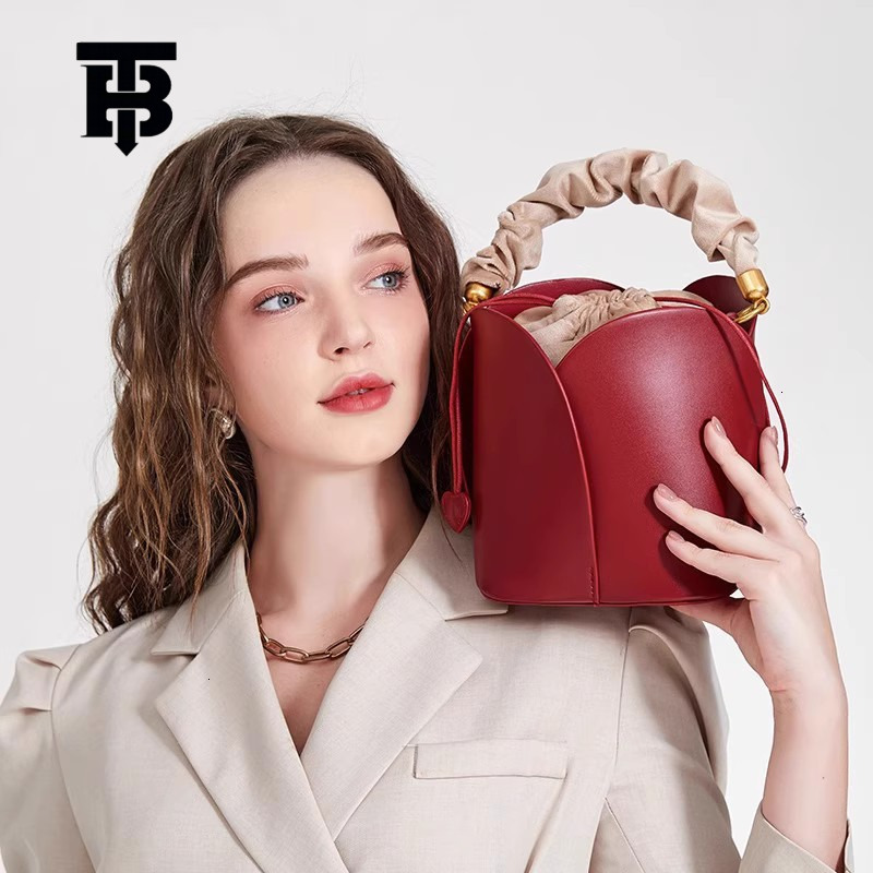 TB BHULAMTE Free Shipping New Designer Bag Women's Bag 2025 Bucket Bag Multifunctional Single Shoulder Crossbody Bag Handbag Tote Bag Cylindrical
