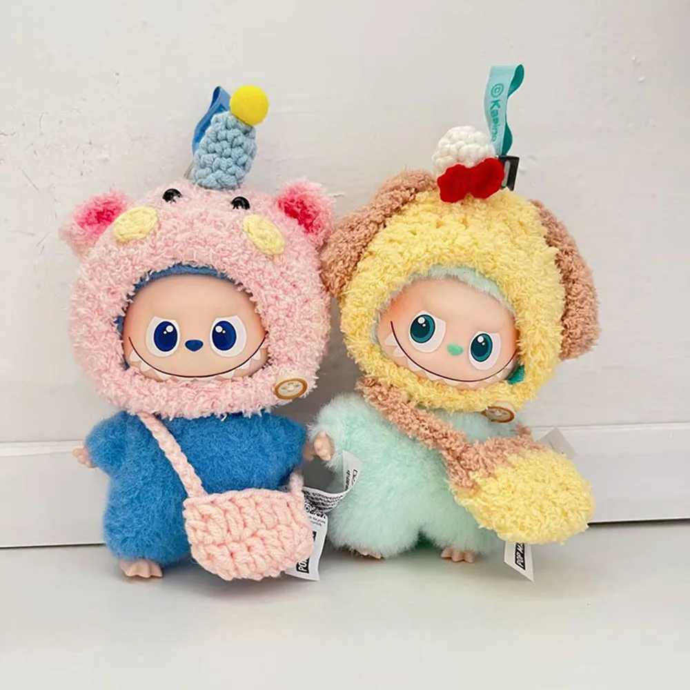 No Doll Lovely Little Angel Set For Mini 10cm Labubu 40 Doll Clothes Trendy Accessories Fashion Jumpsuit Clothes Accessories C250924