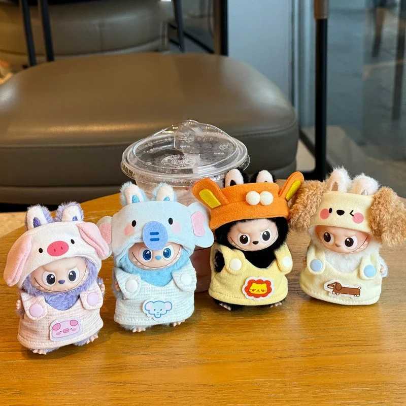 Animal Party Set 40 Mini Labubu Clothes Cute Bee Jumpsuit for 10cm Doll Plush Bag Accessories Childrens Christmas Gift C250924