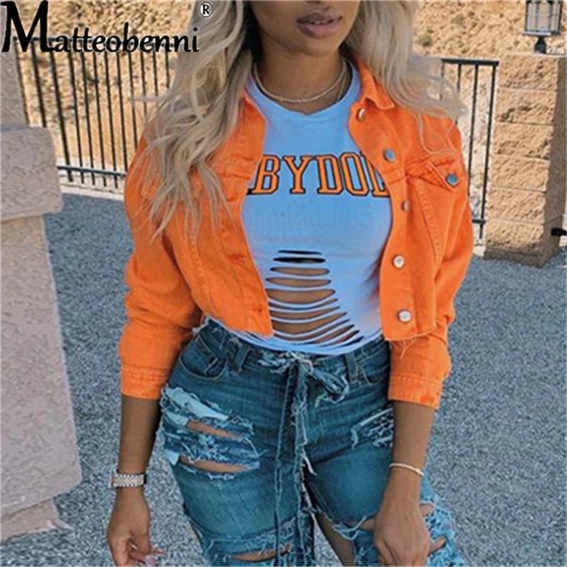 Spring And Autumn Women Jeans Jacket Long Sleeve Solid Slim Short Denim Jacket Ladies Fashion Streetwear Classic Denim Coat 240717