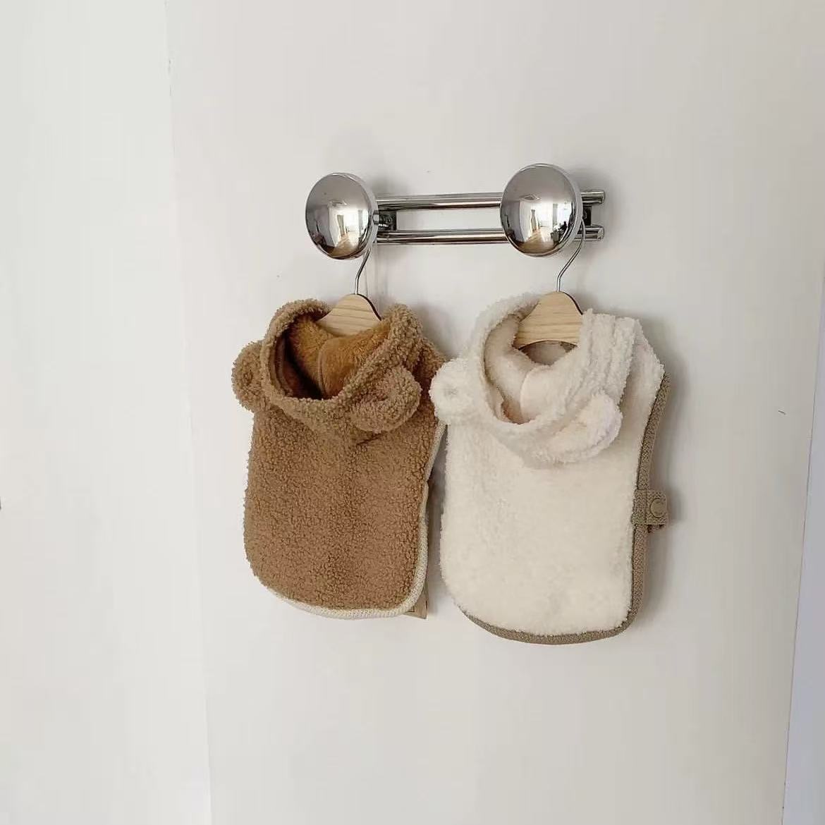 T1310 ins Korean warm pet clothes cloak shawl small and medium-sized dogs cat Teddy autumn and winter thick warm