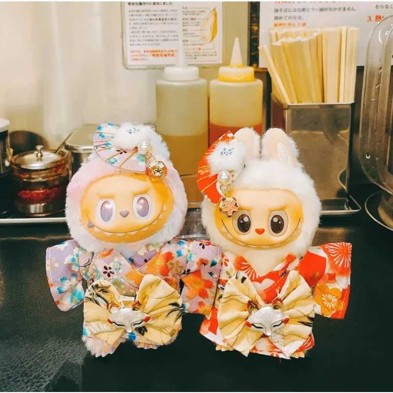 For 17cm Labubu V1 V2 V3 Clothes Traditional kimono clothing Labubu Outfit Accessories Fashion Gift Labubu Roap C250924