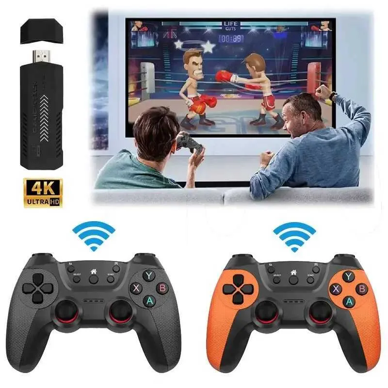 X2 Ultra Video Console 2.4G Double Wireless Controller Game Stick 4K HD Output TV 3D Retro 40 Emulators 128G 40000+ 256GB 60000+ Games For PSP/PS1/N64