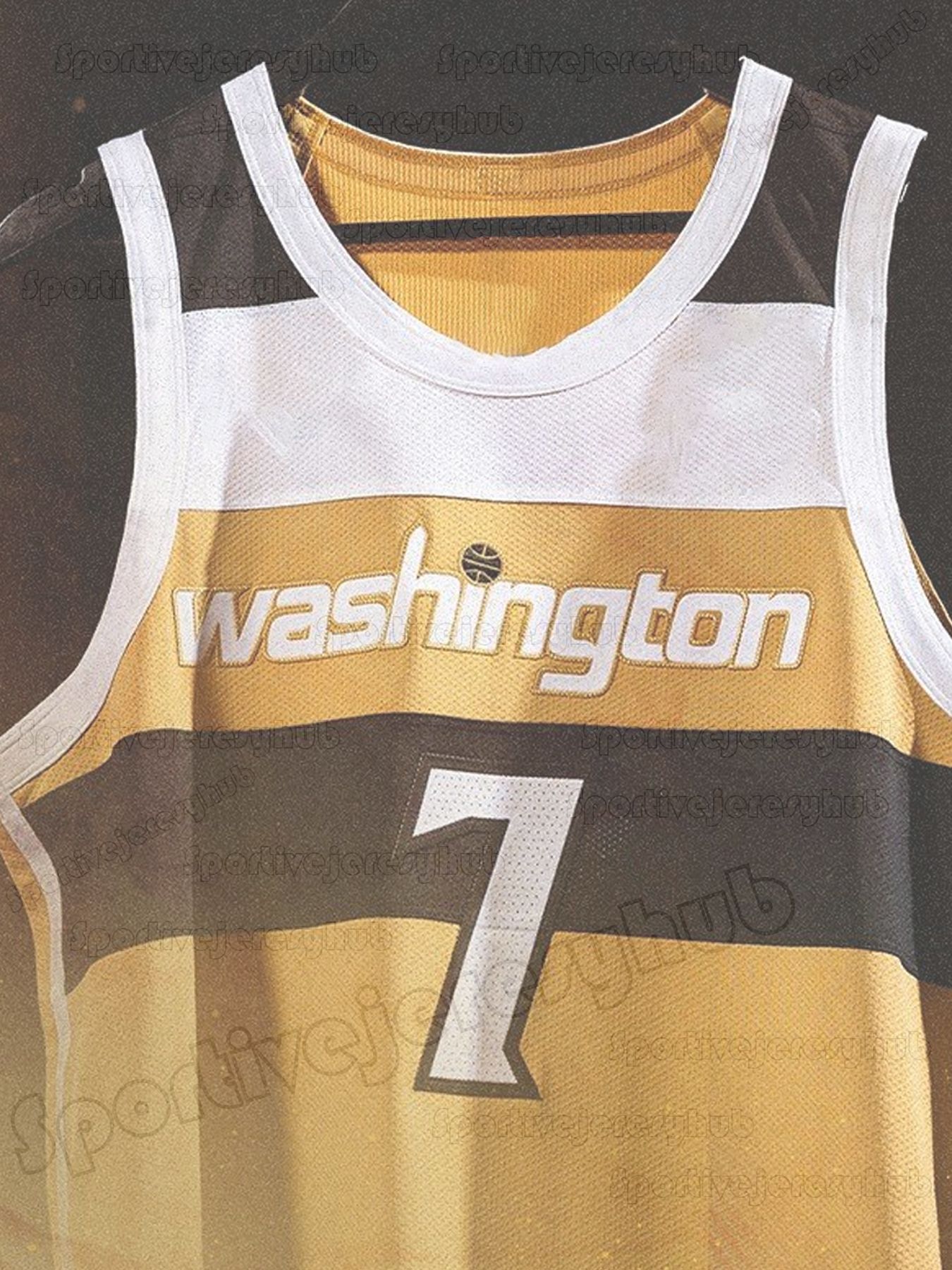 Custom Johnson III 2025-26 City Edition Gold Basketball Jersey Poole McCollum Sarr Kispert Porzingis Carrington Coulibaly George Middleton Custom Stit