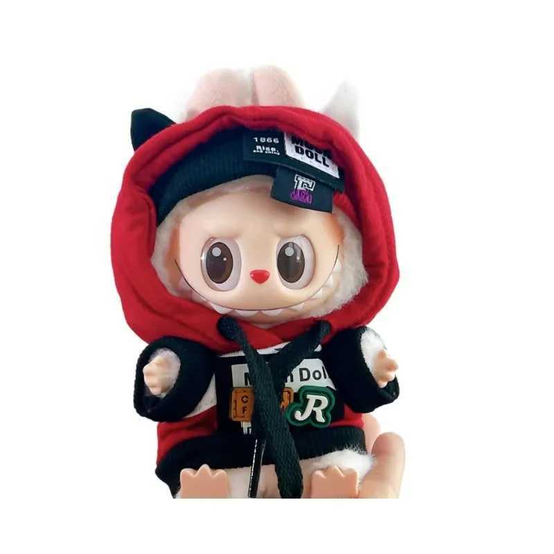 For 17cm labubu v1v2v3 baby clothes cool sweater doll can be worn for labubu accessories Cute Decoration Little Cloths C250924