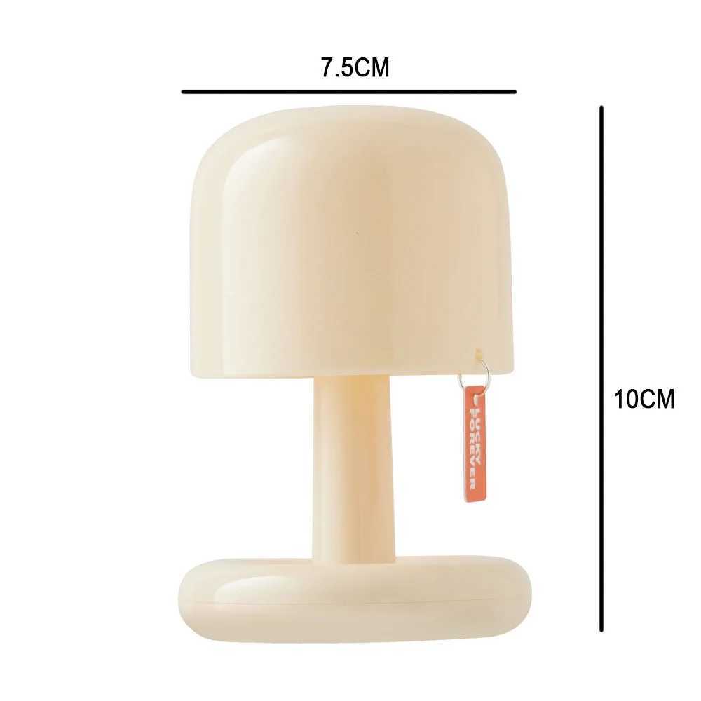 Mini Desktop Sunset Night Lamp Creative USB Rechargeable Mushroom Style Led Night Light for Coffee Bar Home Decor Bedroom C251115