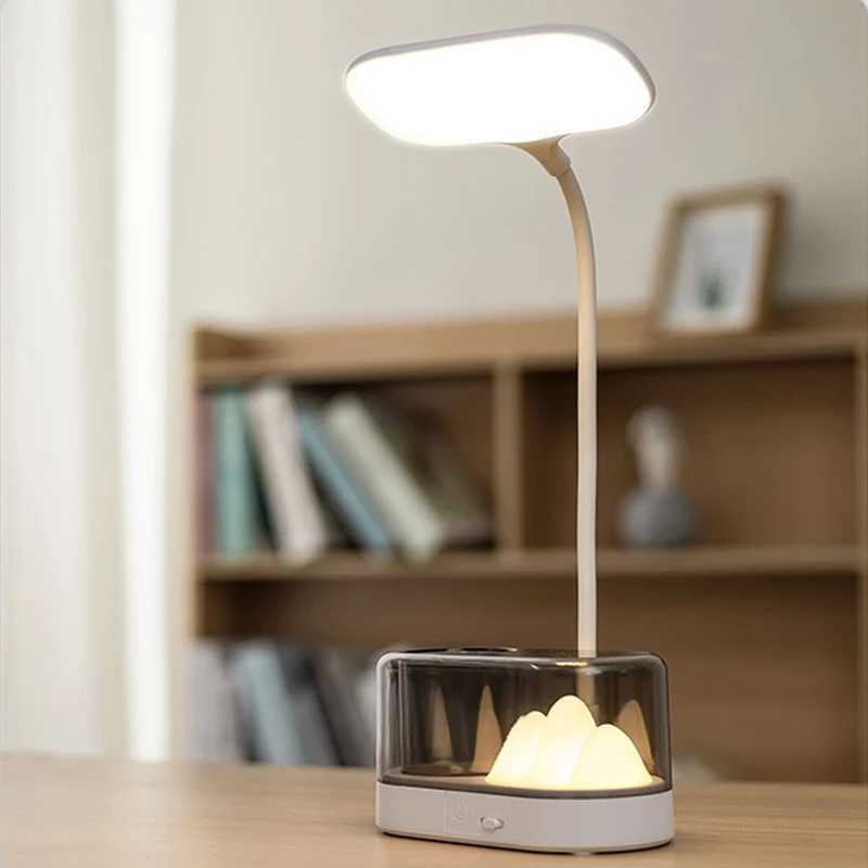 USB Learning Dormitory Bedroom Bedside Reading Night Light LED Desk Lamp Eye Protection Desk College Student Nightlights C251115
