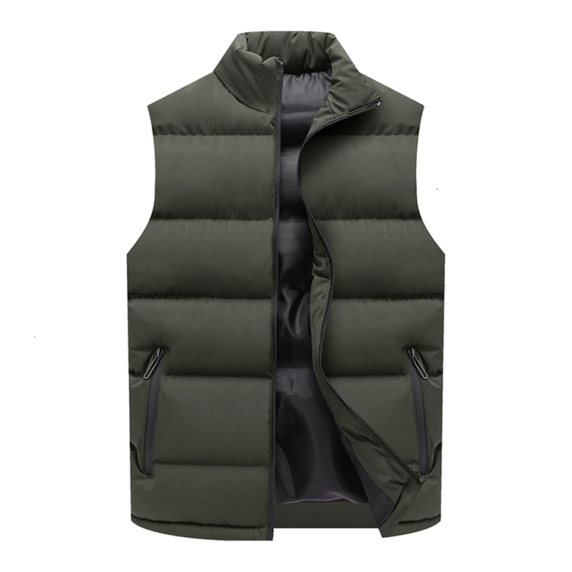 Men's Vests Men Cotton Vests Winter Jackets Vests Mens Thick Sleeveless Coats Male Warm Padded Waistcoat Veste Homme casacas para hombre 230721