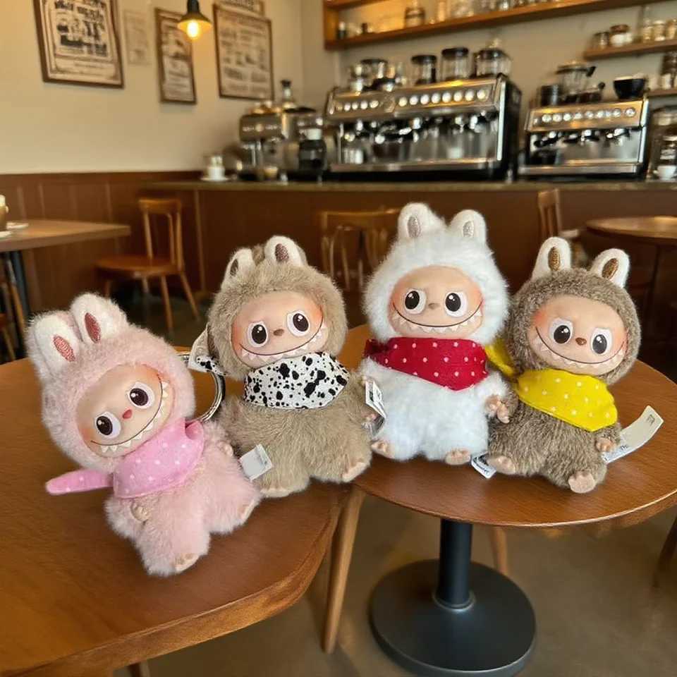 No DollPlush Dolls Clothes For labubu 40 for Love Series Bib Saliva Towel Dolls Clothes Accessories Gifts C250924