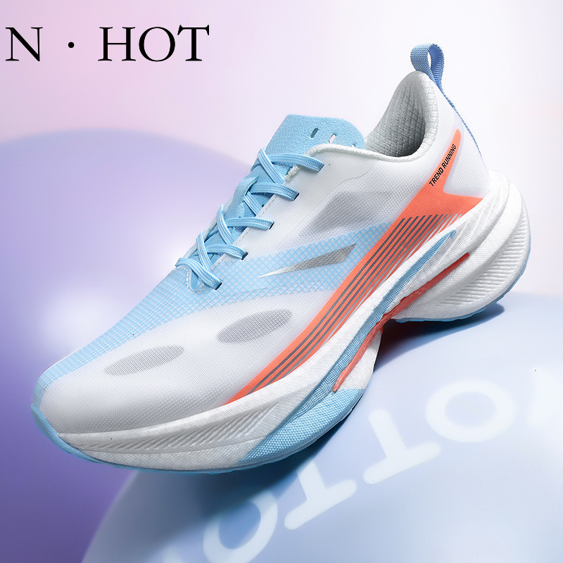 NHOT Designer Luxury Couple Trend Casual Sports Shoes Youth Fashion Popcorn Soft Sole Lightweight Running Shoes Breathable Anti Slip Outdoor Shoes Hik