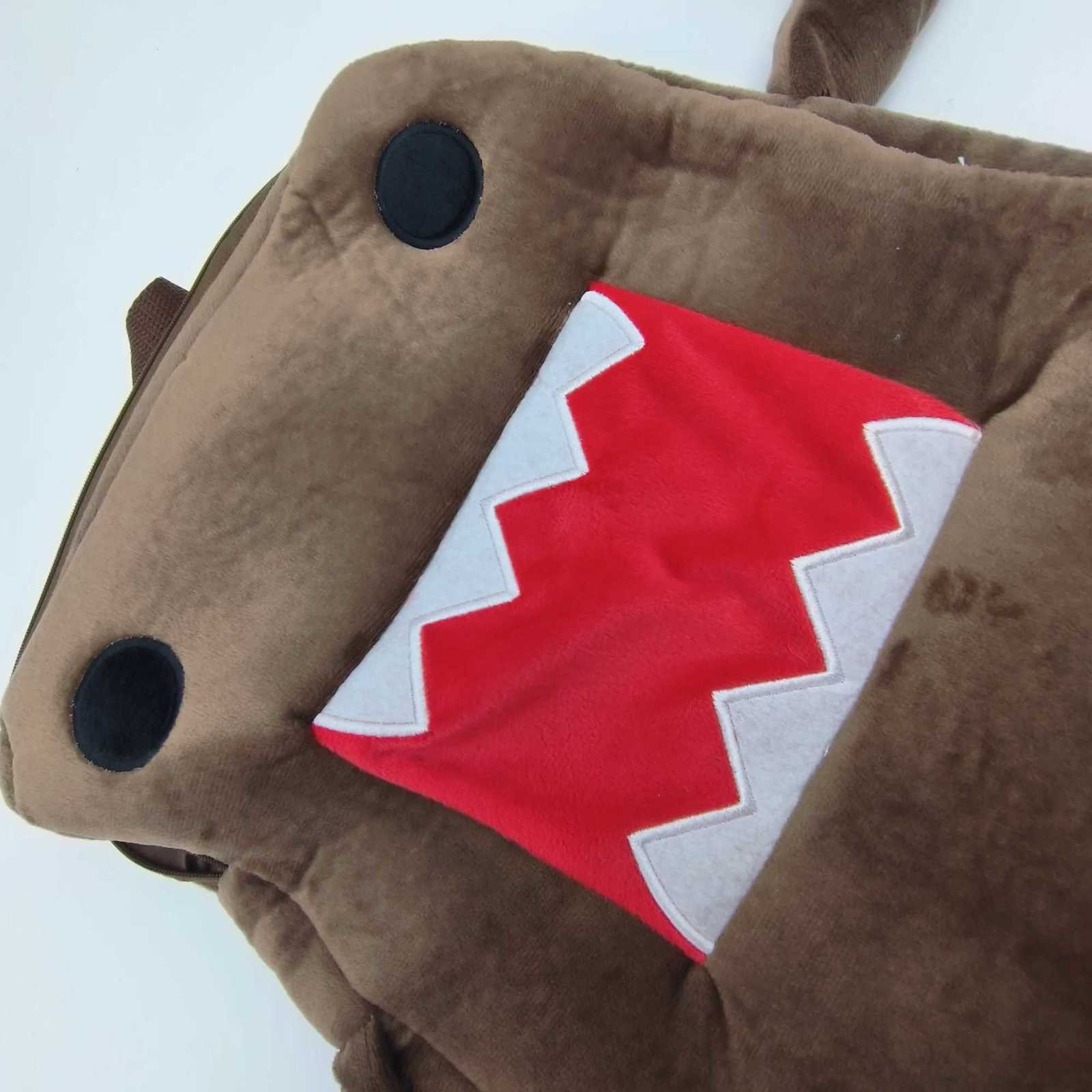 TreasuringU Domo Kun Plush Backpack Brown Stuffed Bag for Women Men Kids Cute Small Shoulder Messenger Bag Z250924