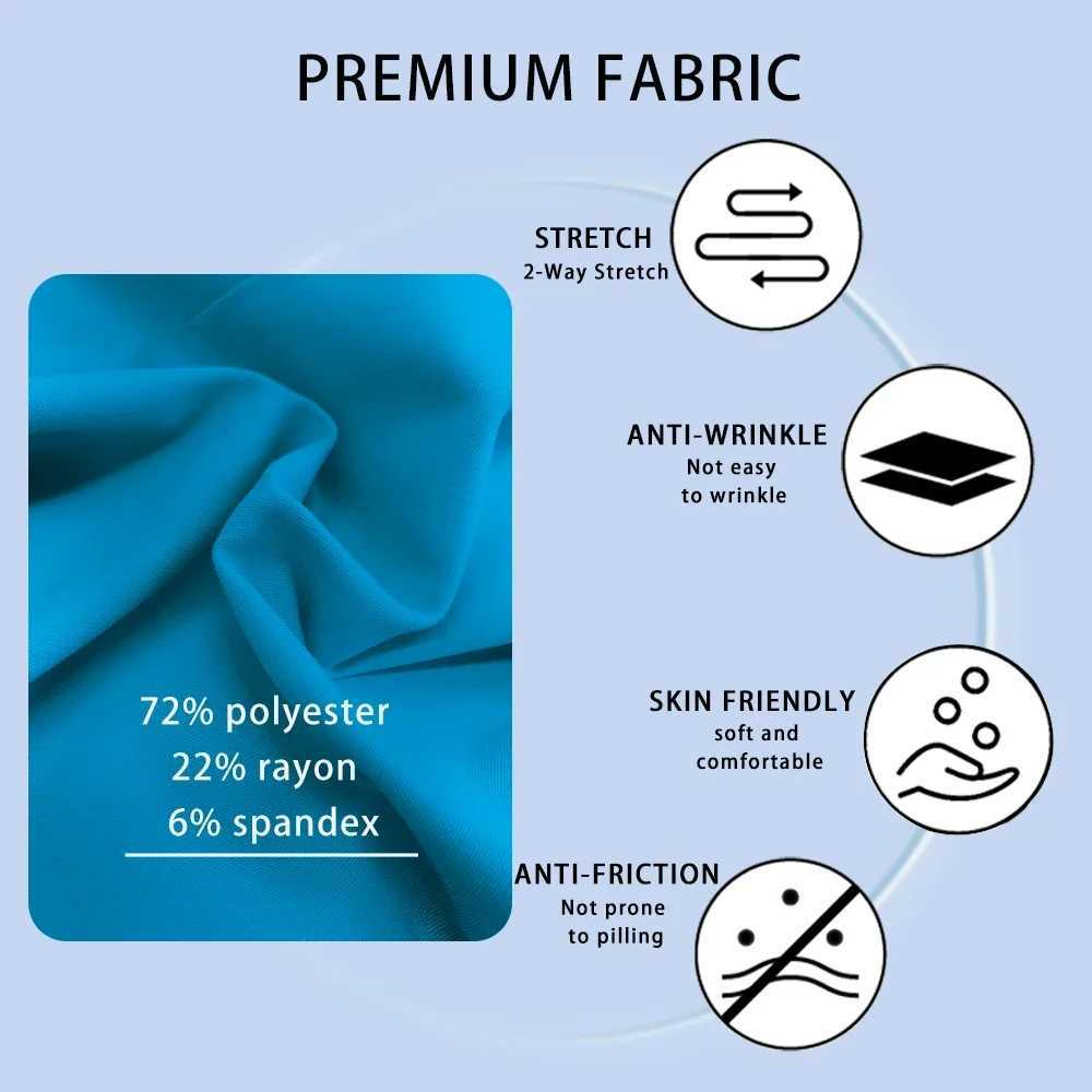 Medical Apparel Scrubs Uniforms Women Short Sleeve Clinical Workwear Surgical Uniforms Hospital Clothing with Pockets L250922