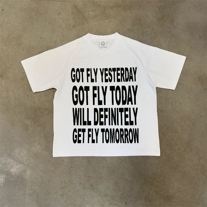 American summer letter print top oversized T-shirt Women Y2k couple short sleeve retro street wear Harajuku casual loose shirt 250214