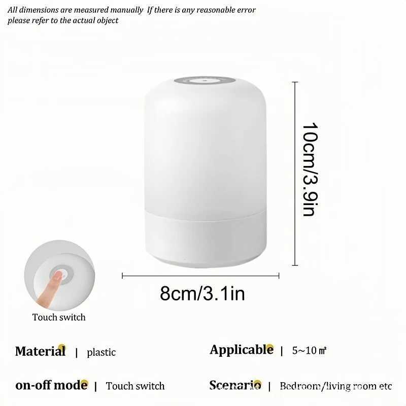 LED Night Lights 3 Colors Dimmable Touch Switch Table Lamp Portable Table Bedside Lamps for Bedroom Bedside Lighting Decoration C251115
