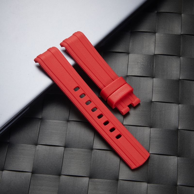 Extra Long Band XL XXL Silicone watch straps Men Soft Quick Release Watchband for Large Wrist Replacement - 18mm ... 20mm 22mm 24mm