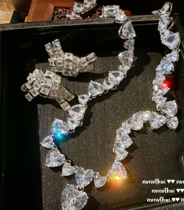 Trendy Heart Simulated Diamond CZ Necklace White Gold Filled Party Wedding Chain for Women Men Gemstones Jewelry Gift 250728