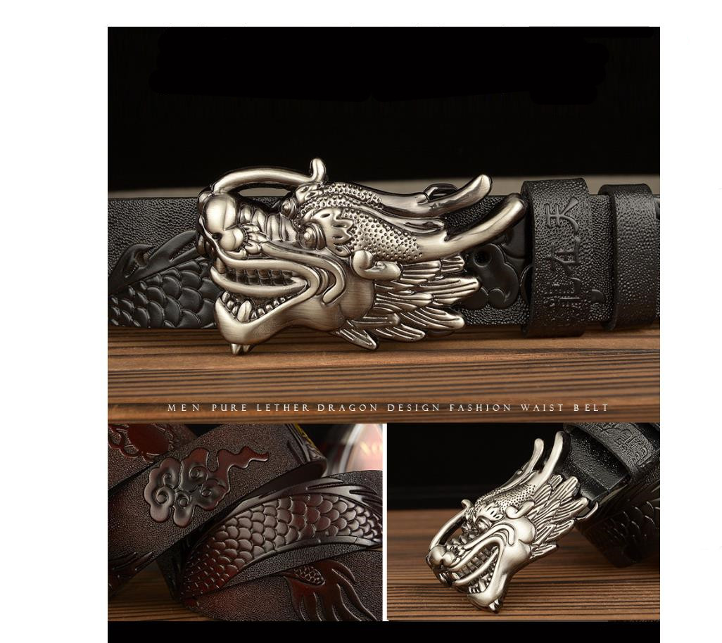 Designer Belt Real Leather Belts Men Women Dragon Head Buckle Belts Luxury Belt Buckle Fashion Smooth Buckle Belt With Floral Patterns Strap AP6980