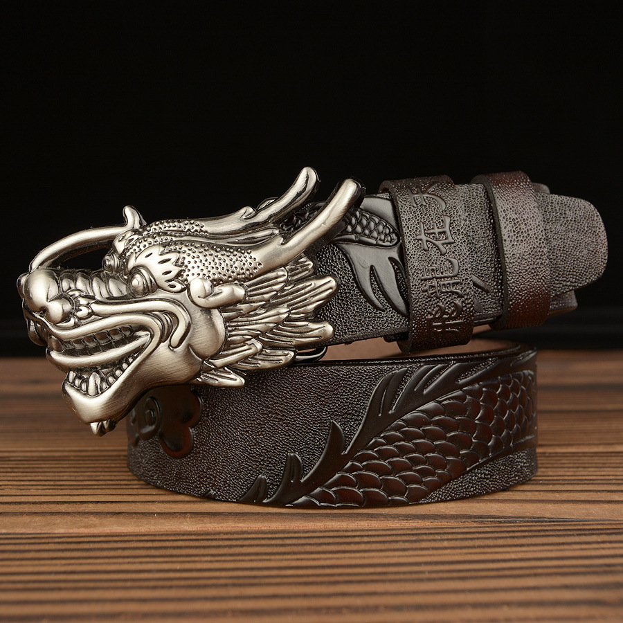 Designer Belt Real Leather Belts Men Women Dragon Head Buckle Belts Luxury Belt Buckle Fashion Smooth Buckle Belt With Floral Patterns Strap AP6980