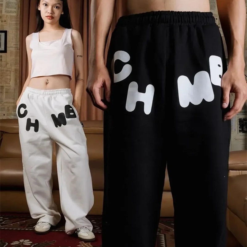 Y2K sports style pure cotton casual letter directly printed Harajuku mens retro classic outdoor casual letter 240930