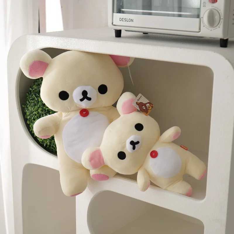 Anime Rilakkuma Cartoon Plush Doll Soft bear Toys Kawaii Room Decor Teddy Bear Plushies Cute Couple Bear Xmas Gifts For Girls C250925