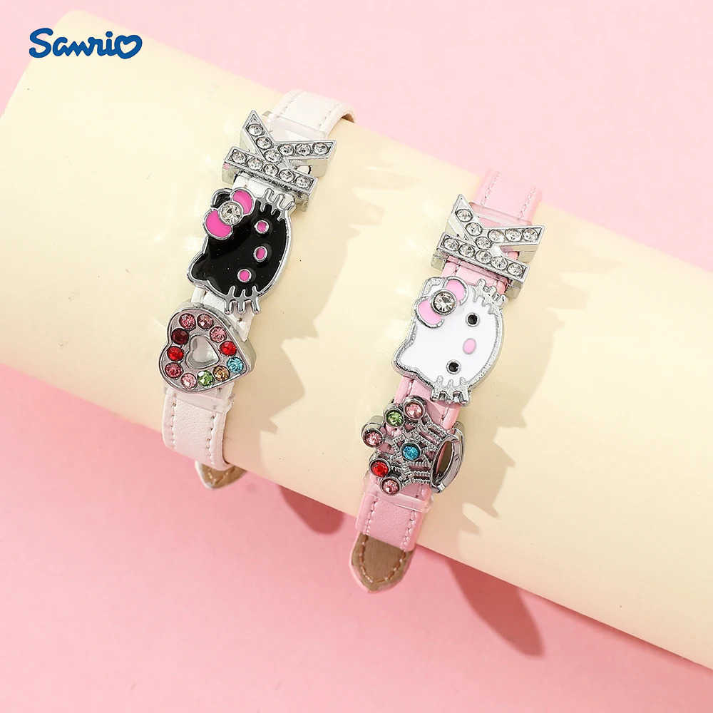 Sanrio DIY Handmade Bracelet with Hello Kitty Pendant Cute Summer Couple Bracelet for Girlfriend Cartoon Inspired Jewelry L250925