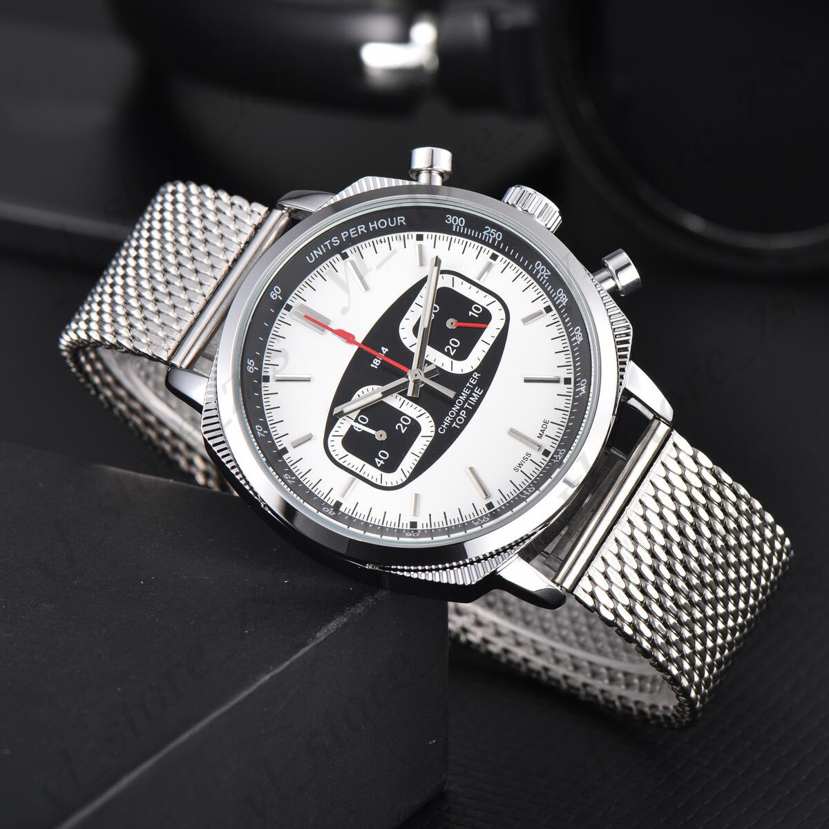 AAA breitlngg watches Designer Men Watch High Quality Navitime Chronograph Leather Bands Watch Movement Automatic/Quartz WatchBriebreiting 1884 Watch d9e