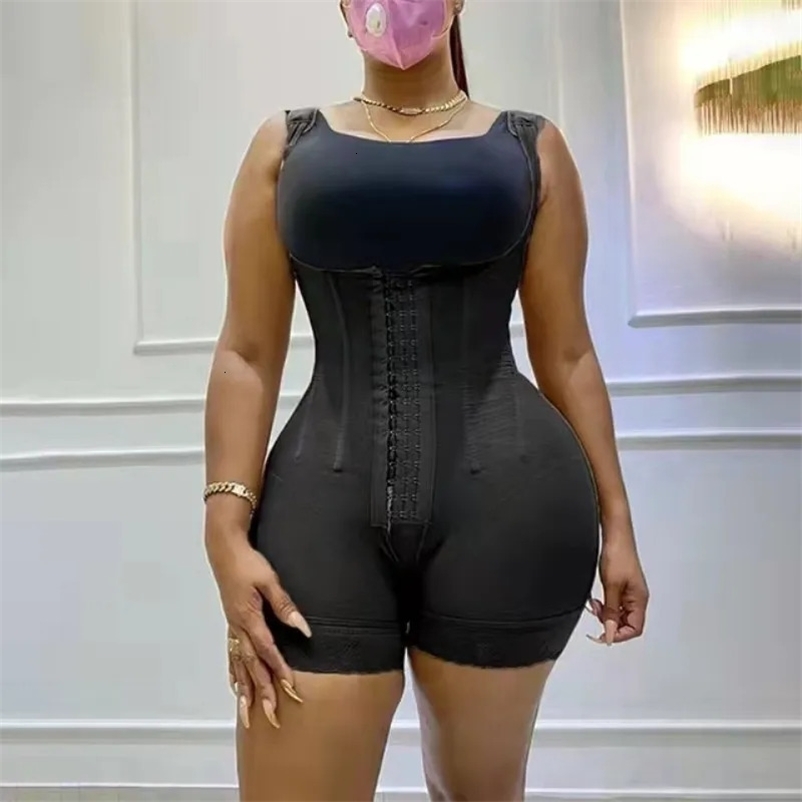 9 Steel Bone Bbl Operatoria After Post Surgery Shapewear High Compression Garment Body Shaper for Women Girdle Postpartum 231226
