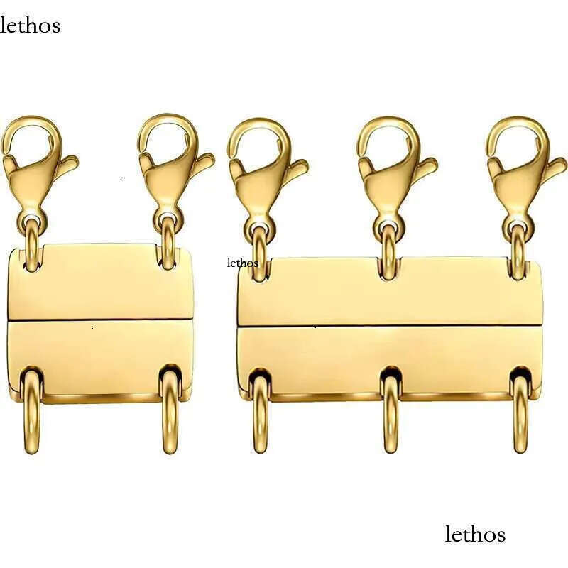 DHCollections Metal Clasp Jewelry Clasps Separator for Stackable Layering Necklaces Chains and Bracelets 5c