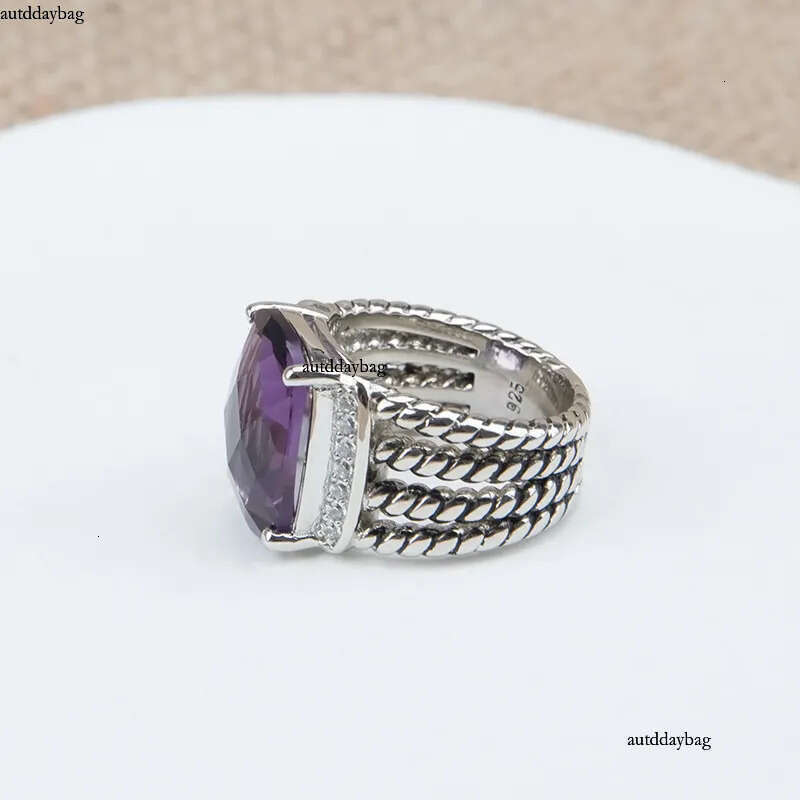 Colored Large Dia New Collection Vintage Zircon Fashion Ring Ladies Memorial Day Gift